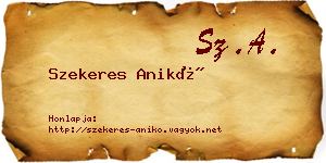 Szekeres Anikó névjegykártya